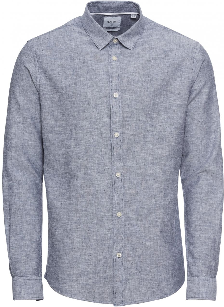 Only & Sons Košeľa 'Caiden'  modrosivá