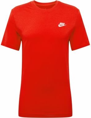 Nike Sportswear Tričko 'Club'  červená / biela