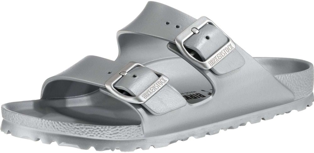 BIRKENSTOCK Šľapky 'Arizona'  striebornosivá