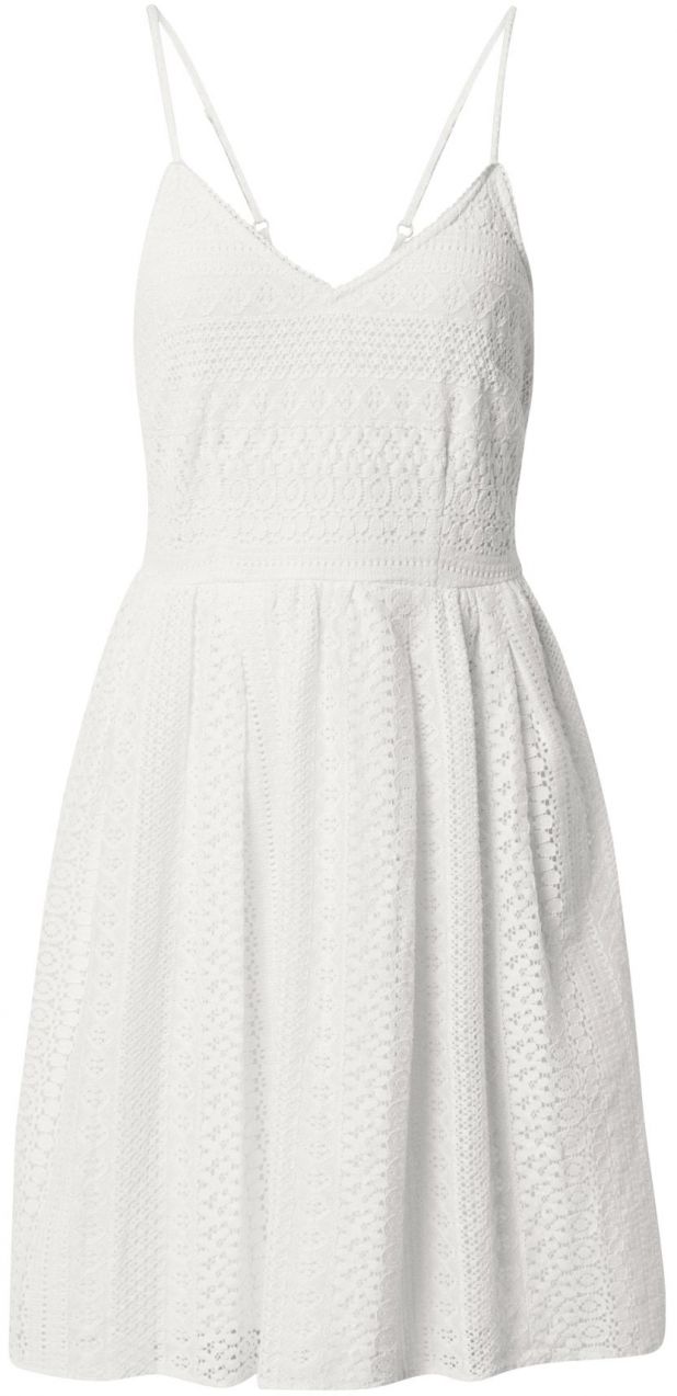 VERO MODA Šaty 'Honey'  šedobiela