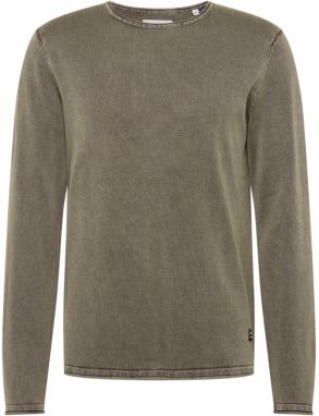 JACK & JONES Sveter 'Leo'  olivová