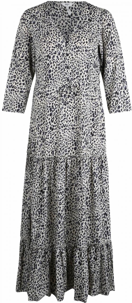 OBJECT Tall Šaty 'Objneel'  čierna / biela