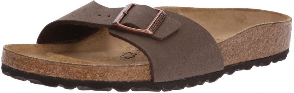 BIRKENSTOCK Šľapky 'Madrid'  tmavohnedá