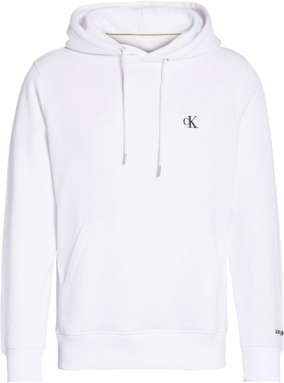 Calvin Klein Jeans Mikina 'Essential'  čierna / biela
