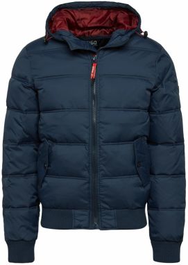 INDICODE JEANS Zimná bunda 'Adrian'  námornícka modrá