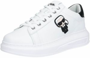 Karl Lagerfeld Nízke tenisky 'KAPRI'  čierna / biela