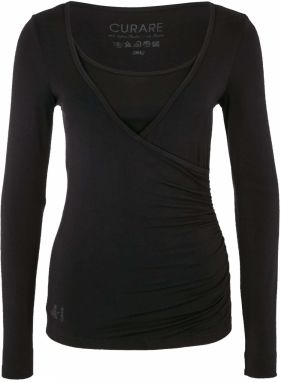 CURARE Yogawear Funkčné tričko 'Flow'  čierna