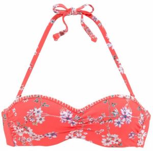 SUNSEEKER Bikinový top 'Ditsy'  oranžovo červená