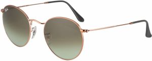 Ray-Ban Slnečné okuliare 'Round metal'  hnedá / bronzová