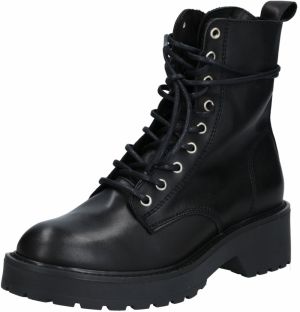 STEVE MADDEN Šnurovacie členkové čižmy 'Tornado'  čierna