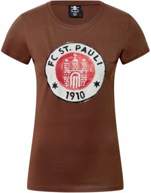 FC St. Pauli Tričko  hnedá / červená / biela
