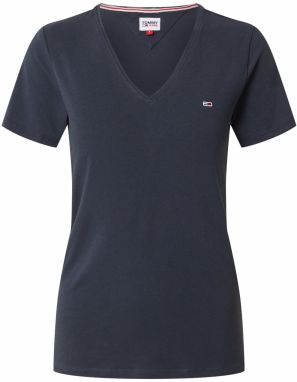 Tommy Jeans Tričko  námornícka modrá