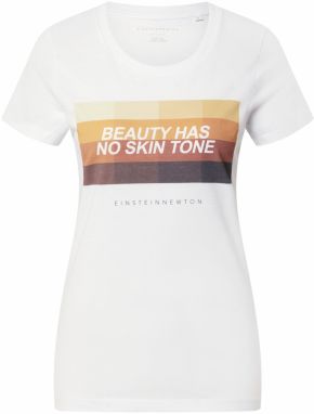EINSTEIN & NEWTON Tričko 'Beauty'  hnedá / žltá / oranžová / biela