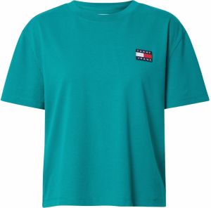 Tommy Jeans Tričko  tyrkysová
