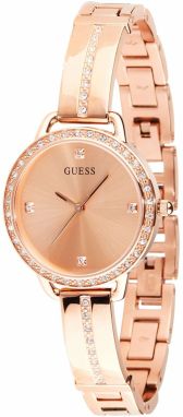 GUESS Analógové hodinky  bronzová