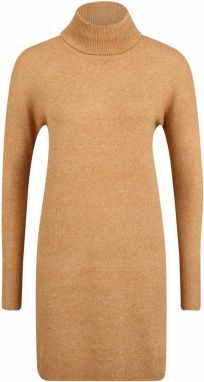Vero Moda Petite Pletené šaty 'Brilliant'  hnedá melírovaná