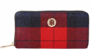 TOMMY HILFIGER Peňaženka 'Honey'  melónová / pastelovo červená / námornícka modrá