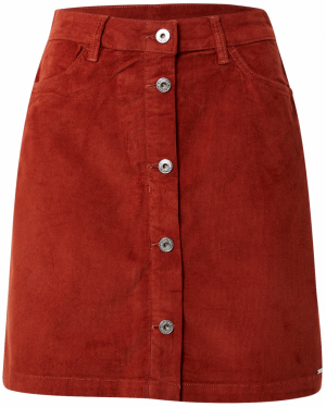 TOM TAILOR DENIM Sukňa  oranžovo červená