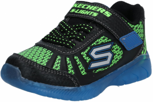 SKECHERS Tenisky  kráľovská modrá / neónovo zelená / čierna