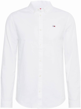 Tommy Jeans Košeľa  námornícka modrá / svetločervená / biela