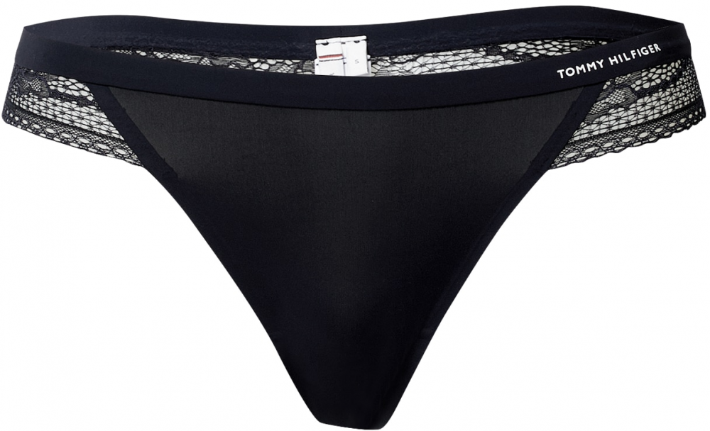 Tommy Hilfiger Underwear Tangá  tmavomodrá / biela