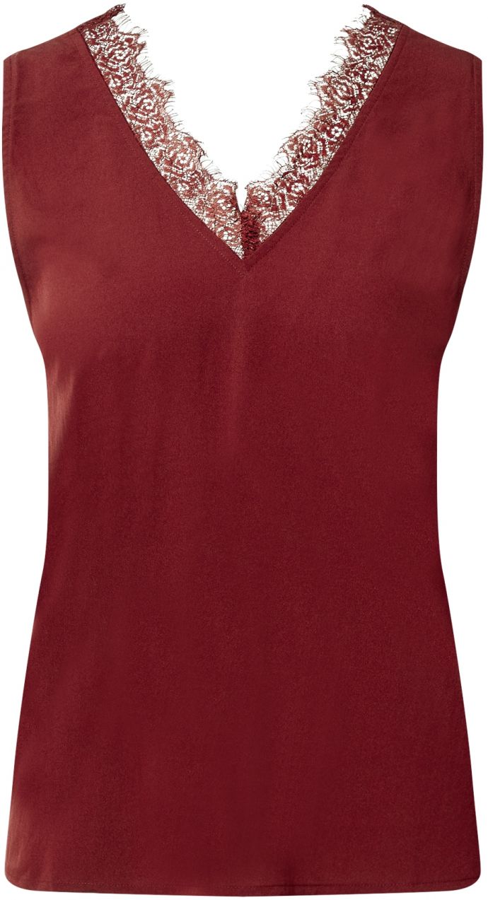 VERO MODA Top 'Kendra'  vínovo červená