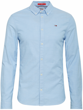 Tommy Jeans Košeľa  modrá denim