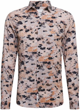 minimum Košeľa  béžová / čierna / hnedá / gaštanová / staroružová