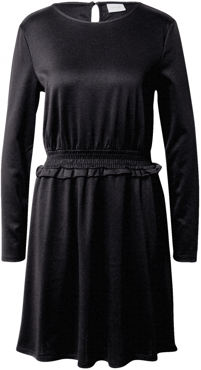 VILA Šaty  čierna