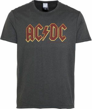 AMPLIFIED Tričko 'ACDC'  grafitová / tmavočervená