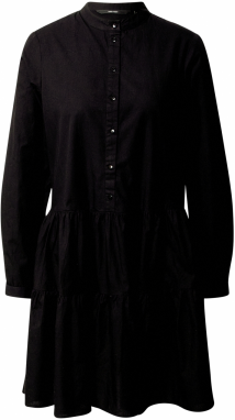 VERO MODA Košeľové šaty 'Delta'  čierna