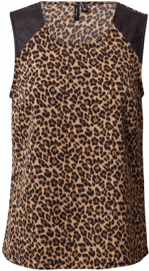 VERO MODA Top 'SERENA'  hnedá / čierna