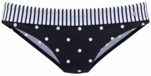 s.Oliver Bikinové nohavičky 'Audrey'  čierna / biela