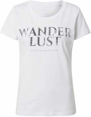 EINSTEIN & NEWTON Tričko 'Dust Wanderlust'  čierna / biela