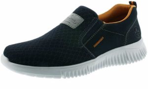 Rieker Slip-on obuv  kobaltovomodrá / sivá / oranžová