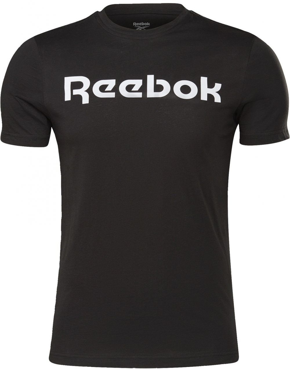 Reebok Funkčné tričko  čierna / biela
