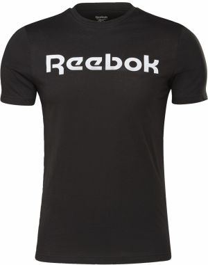 Reebok Funkčné tričko  čierna / biela