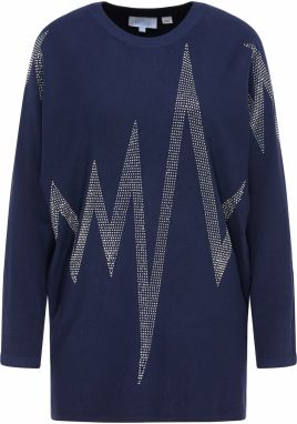 usha BLUE LABEL Sveter  tmavomodrá / strieborná
