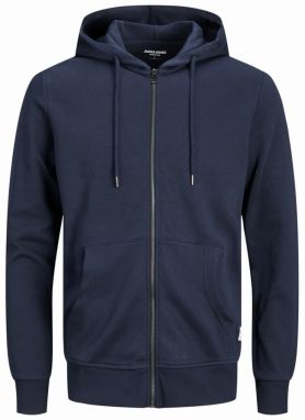 JACK & JONES Tepláková bunda  námornícka modrá