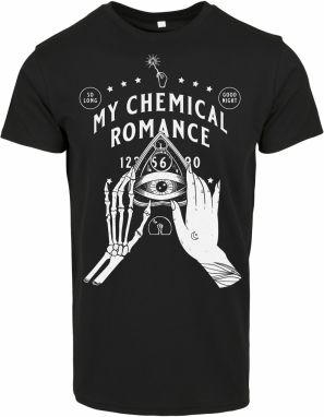 Mister Tee Tričko 'My Chemical Romance Pyramid'  čierna / biela