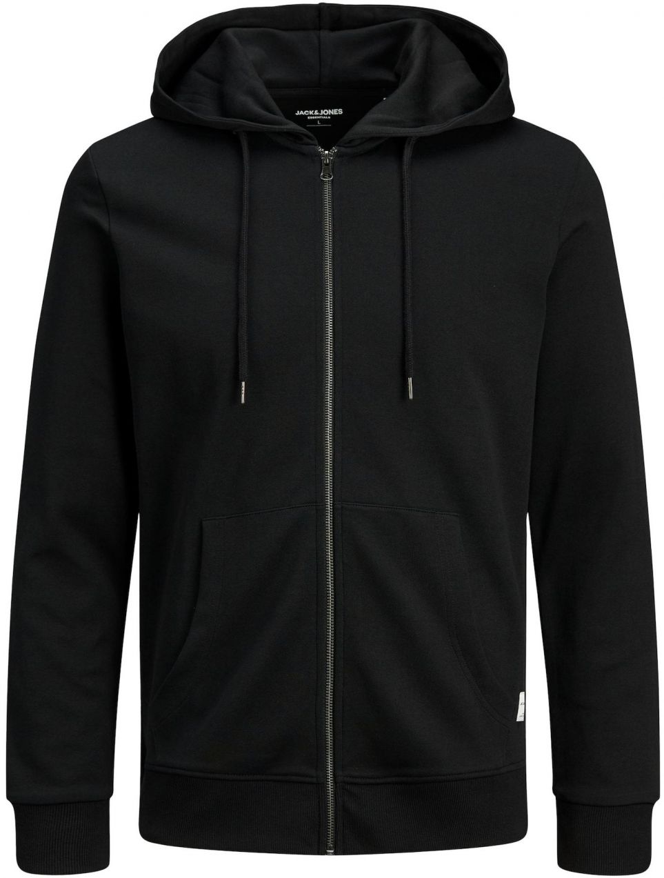 JACK & JONES Tepláková bunda  čierna