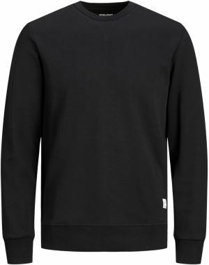 JACK & JONES Mikina  čierna / biela