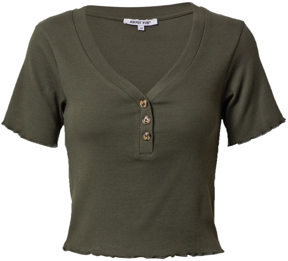 ABOUT YOU Tričko 'Paola'  kaki