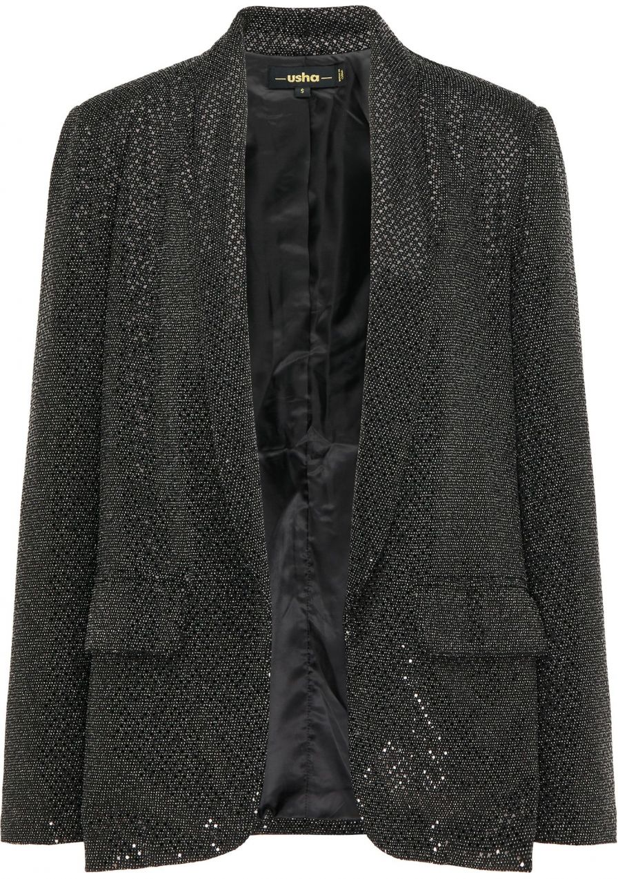 usha BLACK LABEL Blejzer  strieborná