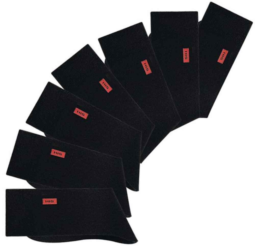 H.I.S Ponožky  čierna