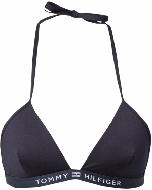 Tommy Hilfiger Underwear Bikinový top  tmavomodrá / šedobiela
