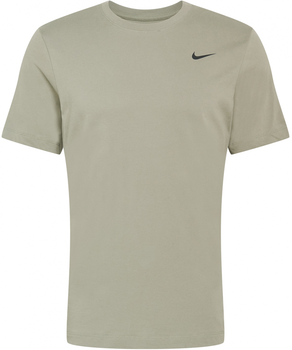 NIKE Funkčné tričko  kaki / čierna