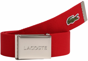 LACOSTE Opasky  červená / olivová / biela