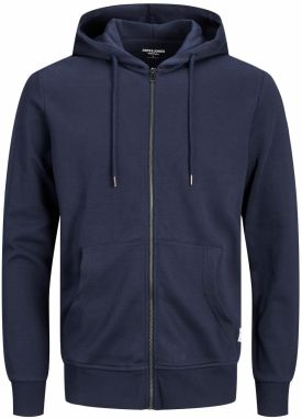 Jack & Jones Plus Tepláková bunda  tmavomodrá