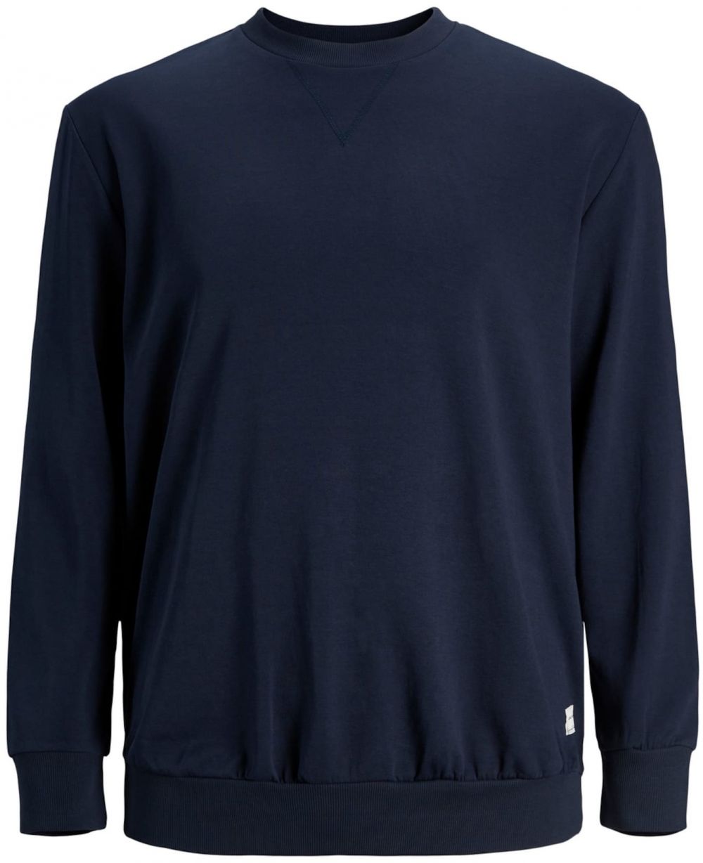Jack & Jones Plus Mikina  tmavomodrá